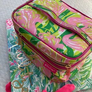 Lily Pulitzer makeup tote